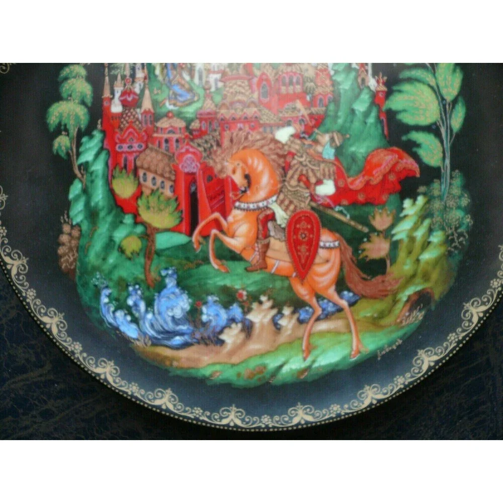 Collector Plate Russian Legend Series Tianex Plate 1988 Bradex No. 60-V25-1.1